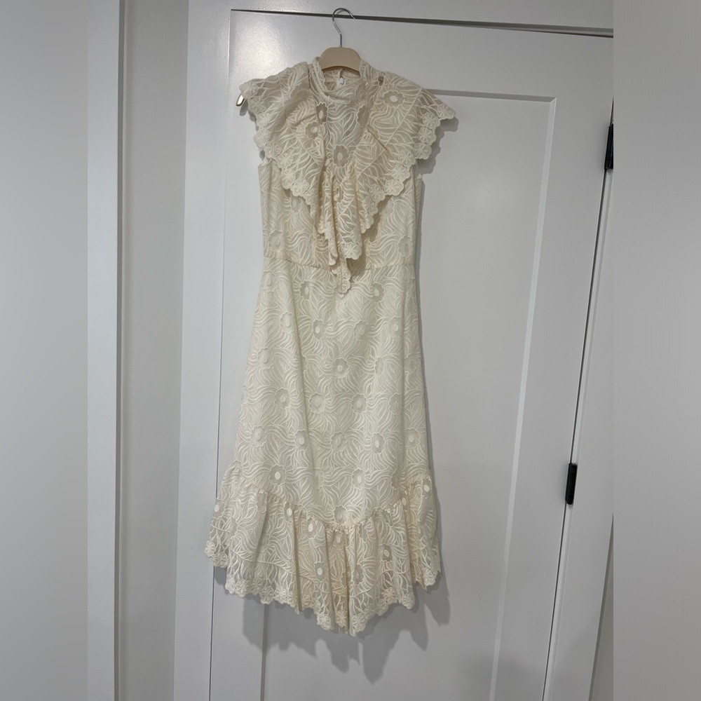 Nora Noh women’s ivory midi dress
